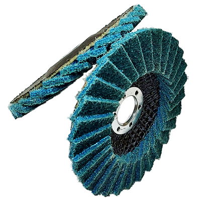 Круг лепестковый торцевой нетканый 125х22 мм (P220-240, T29, VERY FINE BLUE), TT-ABRASIVE