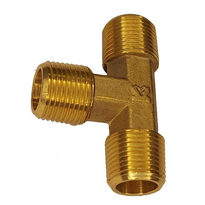 Фитинг тройник Т-образный M3/8 - M3/8 - M3/8 MT30M