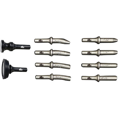 Набор ударных оправок AIRPRO AC-1031RK для клепальных молотков моделей RH(SR)-(9502, 9503, 9504) Набор ударных оправок AIRPRO AC-1031RK для клепальных молотков моделей RH(SR)-(9502, 9503, 9504)