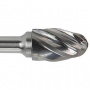 Борфреза твердосплавная овальная E2025N-M06 с крупным зубом для обработки алюминия (D гол.=20 мм, d хв.=6 мм)