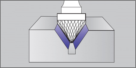 Борфреза твердосплавная зенкер 60 град. J1410-M06 D гол.=14 мм, d хв.=6 мм