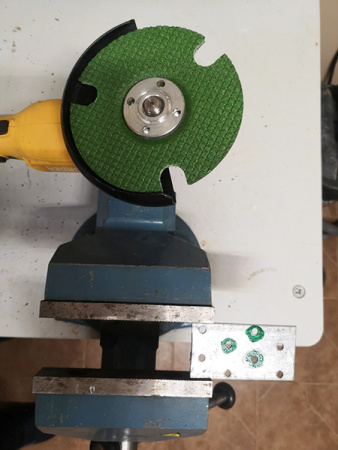 Диск шлифовальный с визуальным контролем шлифования 125х4х22,23 мм (WA36 N BF, T27, 100/25),TT-ABRASIVE