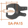 Зажим SA-PA15 для пресс-заклепочников AIRPRO SA-SC