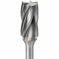 Борфрезы цилиндрические с торцевыми зубьями BN с одинарным крупным зубом для обработки алюминия