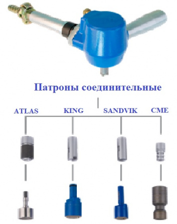 Пневматическая заточная машина для заточки штыревых буровых коронок BTON-200