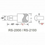 Оправка RS2100-01A (Dгол.з.=6,93 мм, Dст.з.=4,0 мм, Lраб. = 6,35 мм) для полукруглой головки Оправка RS2100-01A (Dгол.з.=6,93 мм, Dст.з.=4,0 мм, Lраб. = 6,35 мм) для полукруглой головки