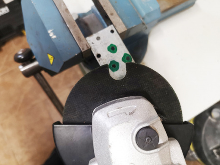 Диск шлифовальный с визуальным контролем шлифования 125х4х22,23 мм (WA36 N BF, T27, 100/25),TT-ABRASIVE